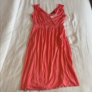 NWT Women’s Banana Republic Vibrant Coral Summer Dress- Size XS